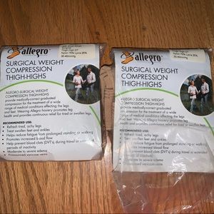 ALLEGRO SMALL 30-40mm set of 2 Compression socks NEW (g)